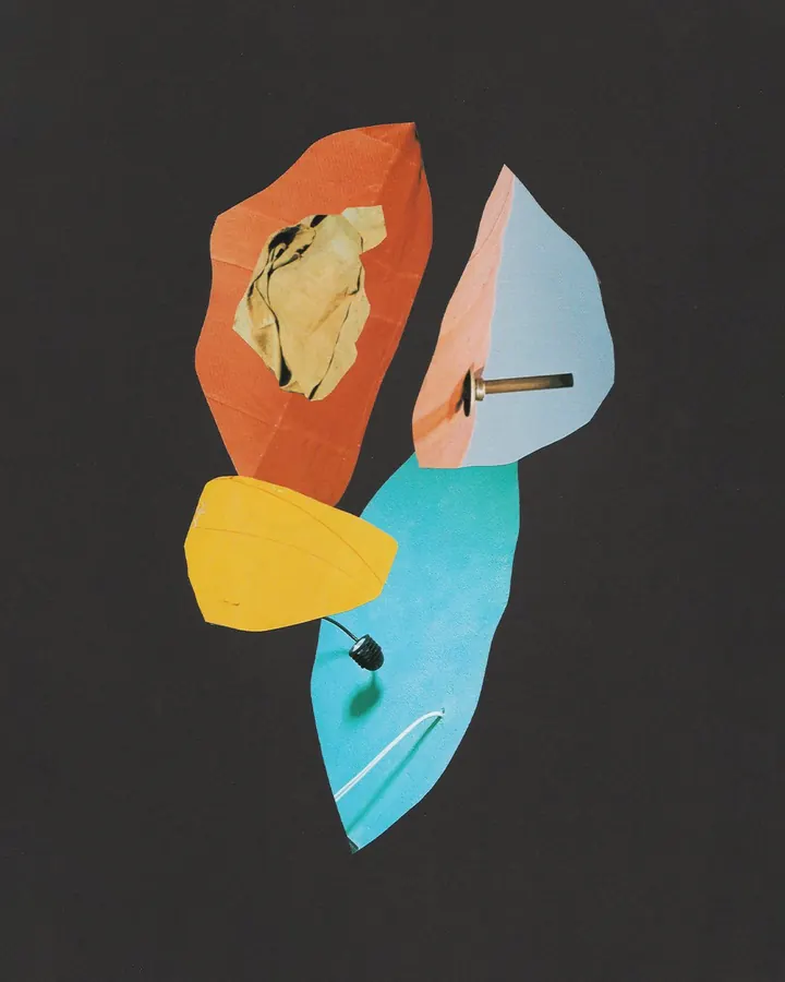 Example abstract collage