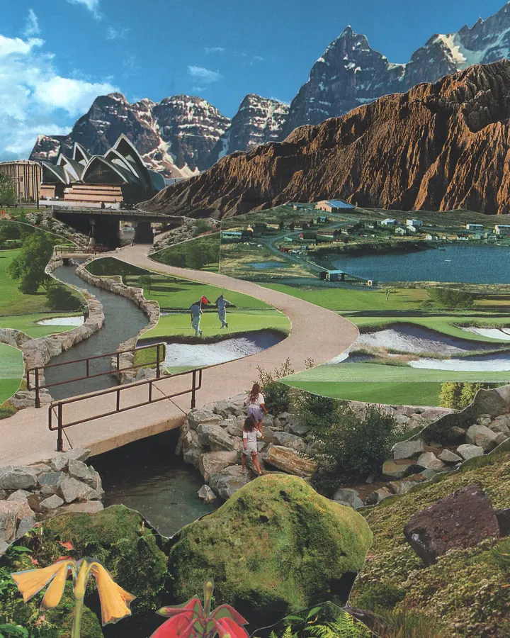 Example landscape collage